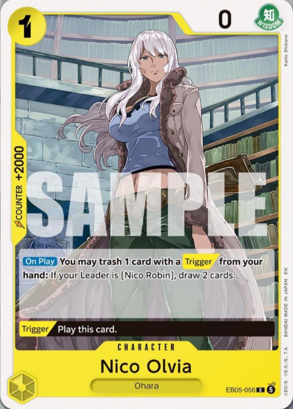 EB05-056 Nico Olivia card